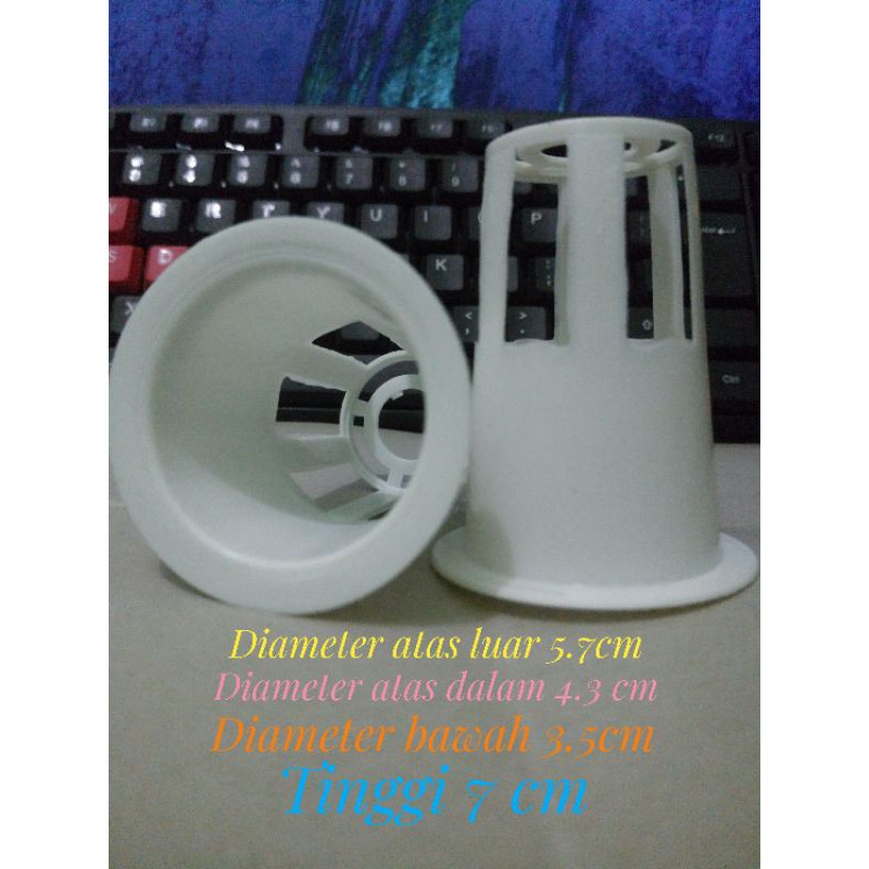 Netpot Putih 7 cm Netpot Hidroponik