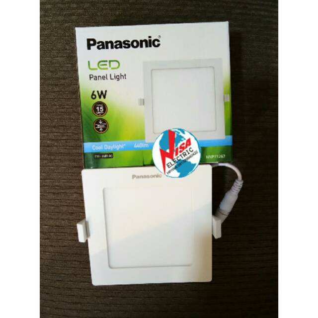 lampu led panel 6W kotak panasonic