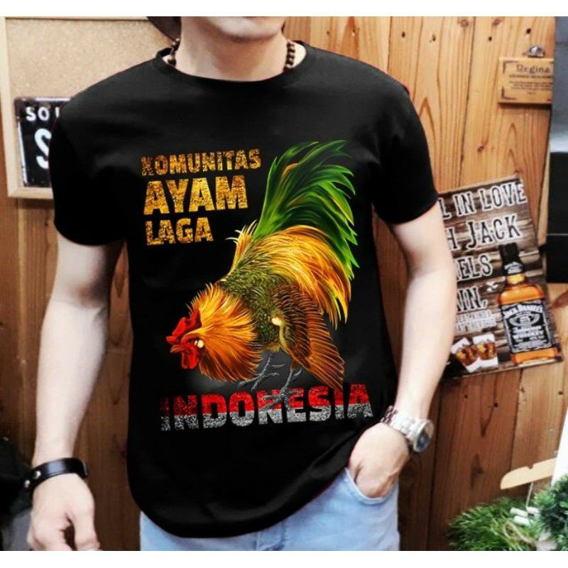 kaos ayam bangkok komunitas ayam laga