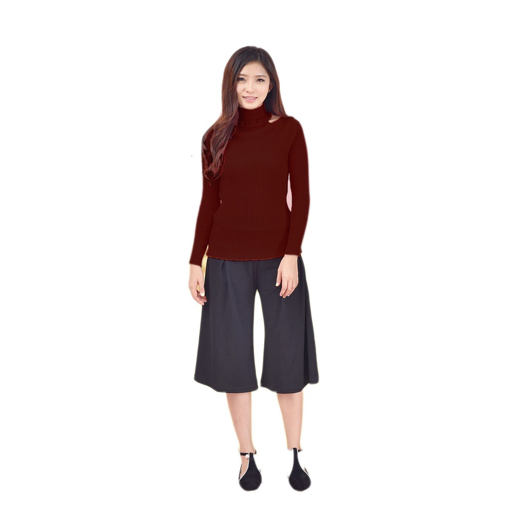 CARMILA Baju Kekinian Cewek Murah Wanita Grosir blouse white zuky bhn rayon bangkok LD96 PJ 67 i.355