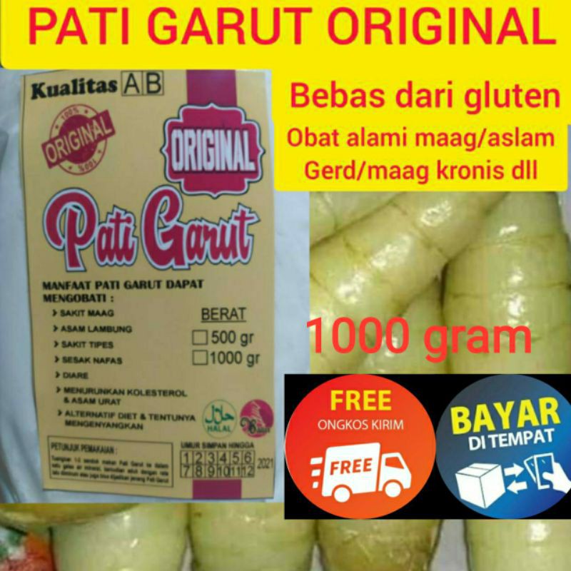 

PATI GARUT 1000 gram ORIGINAL OBAT MAAG ASAM LAMBUNG GERD DLL!