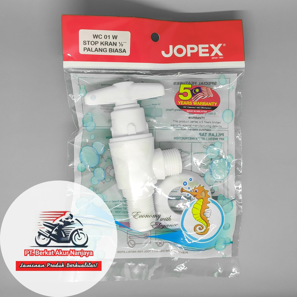 JOPEX Stop Kran Bidet Air Kran Shower WC 01 W - WC CONTROL VALVE