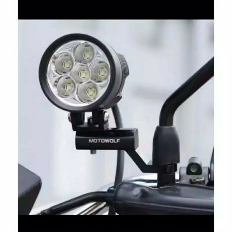 MOTOWOLF bracket breket lampu tembak holder Handphone dispion Nmax xmax pcx aerox adv vario dll