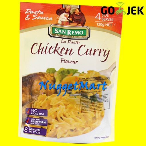 

SAN REMO LA PASTA CHICKEN CURRY 120 GR