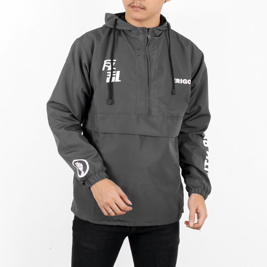 HARMONIC OFFICIAL - FASHION PRIA Erigo Coach Jacket Nobuko Khaki PREMIUM [COD]