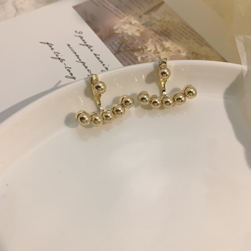 Back Hanging Earrings  Accessories Temperament Versatile Korea