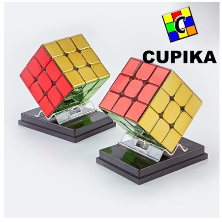 RUBIK 3x3 CHROME CYCLONE BOYS FEIJUE 3x3x3 ASLI Original