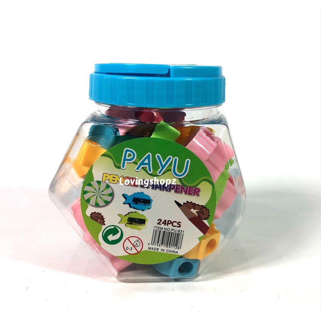 

Serutan pensil merek Payu 24 Pcs