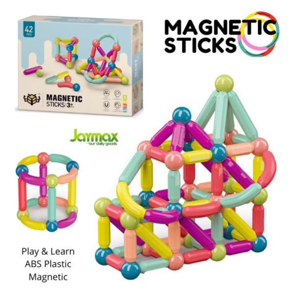 

Magnetic Sticks Toys / Mainan Edukasi Stik Magnet Anak / Sensory toy - 25 PCS Limited