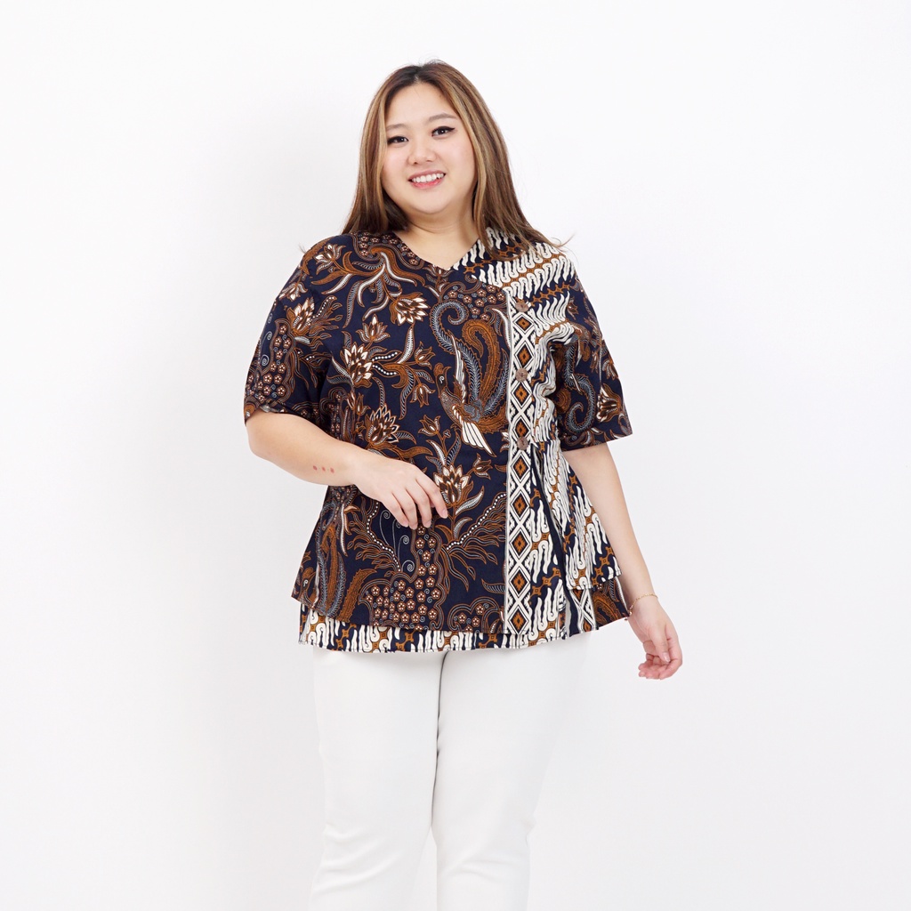 Baju Batik Wanita Blouse batik Jumbo 183 Mrs1