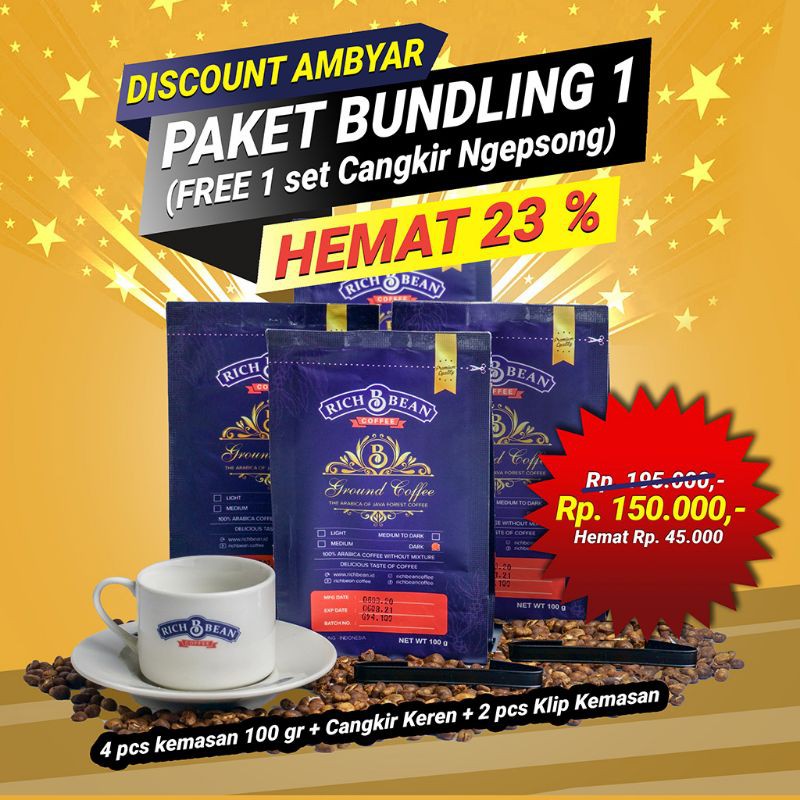 

PAKET BUNDLING 1 (FREE 1 PCS CANGKIR NGEPSONG) (Ayli Shop)