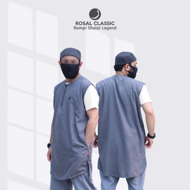 ROSAL CLASSIC ROMPI SHALAT SALAT SHOLAT SOLAT DEWASA PAKAIAN MUSLIM KURTA PRIA