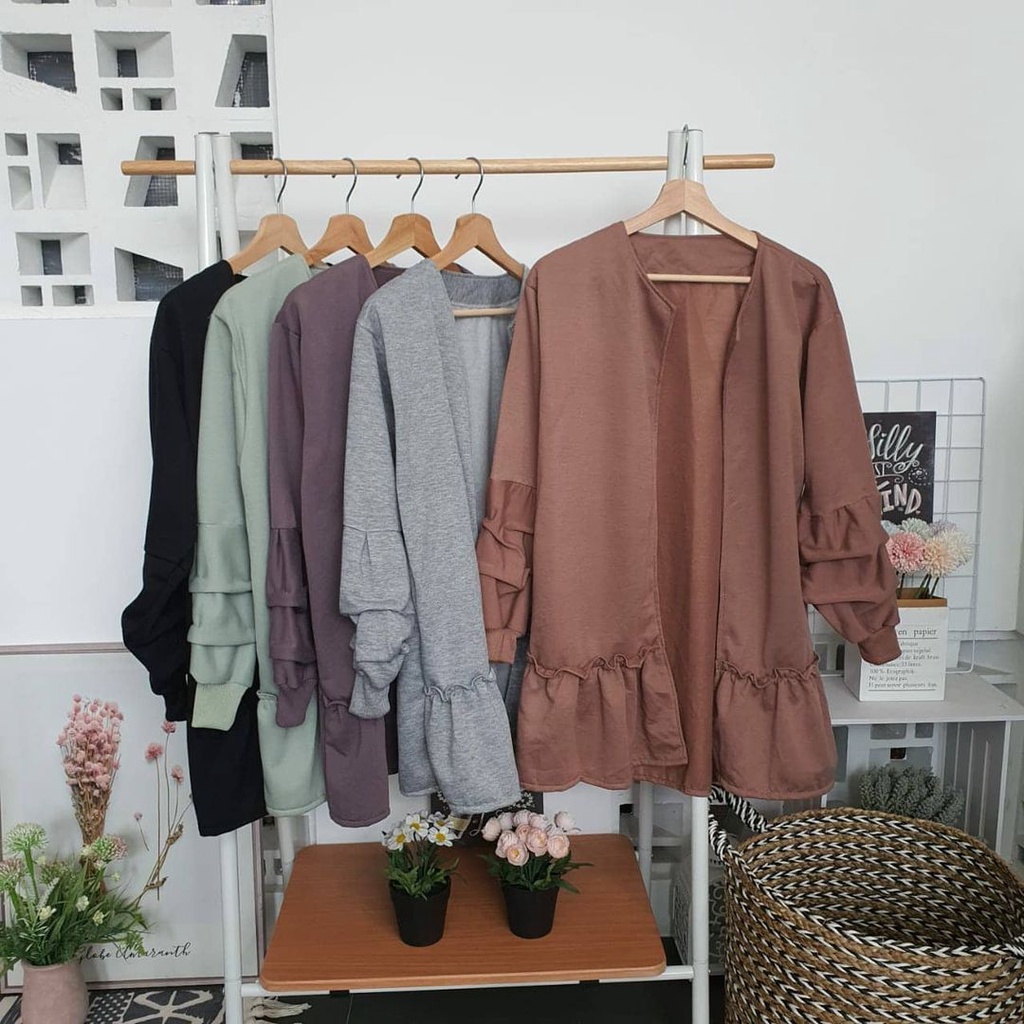 Azura Outher Atasan Wanita Gaya Terbaru Bahan Fleece