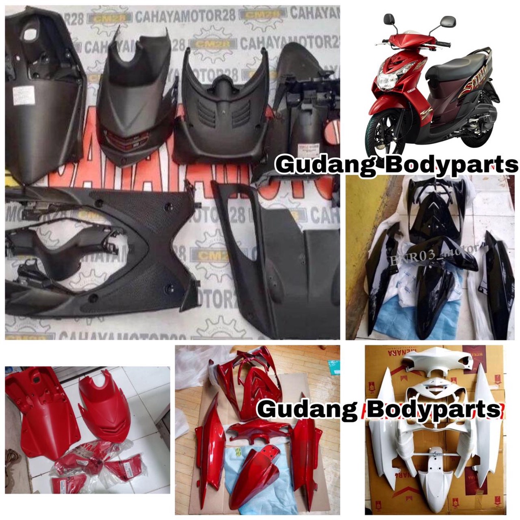 Full Body Halus Kasar Yamaha Mio Soul Tahun 2007 2008 2009 2010 2011 2012 Cover Body Halus Mio Soul 