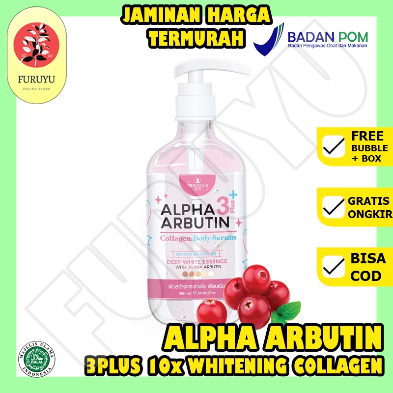 Alpha Arbutin 3Plus 10x Whitening Booster Collagen Body Serum Badan