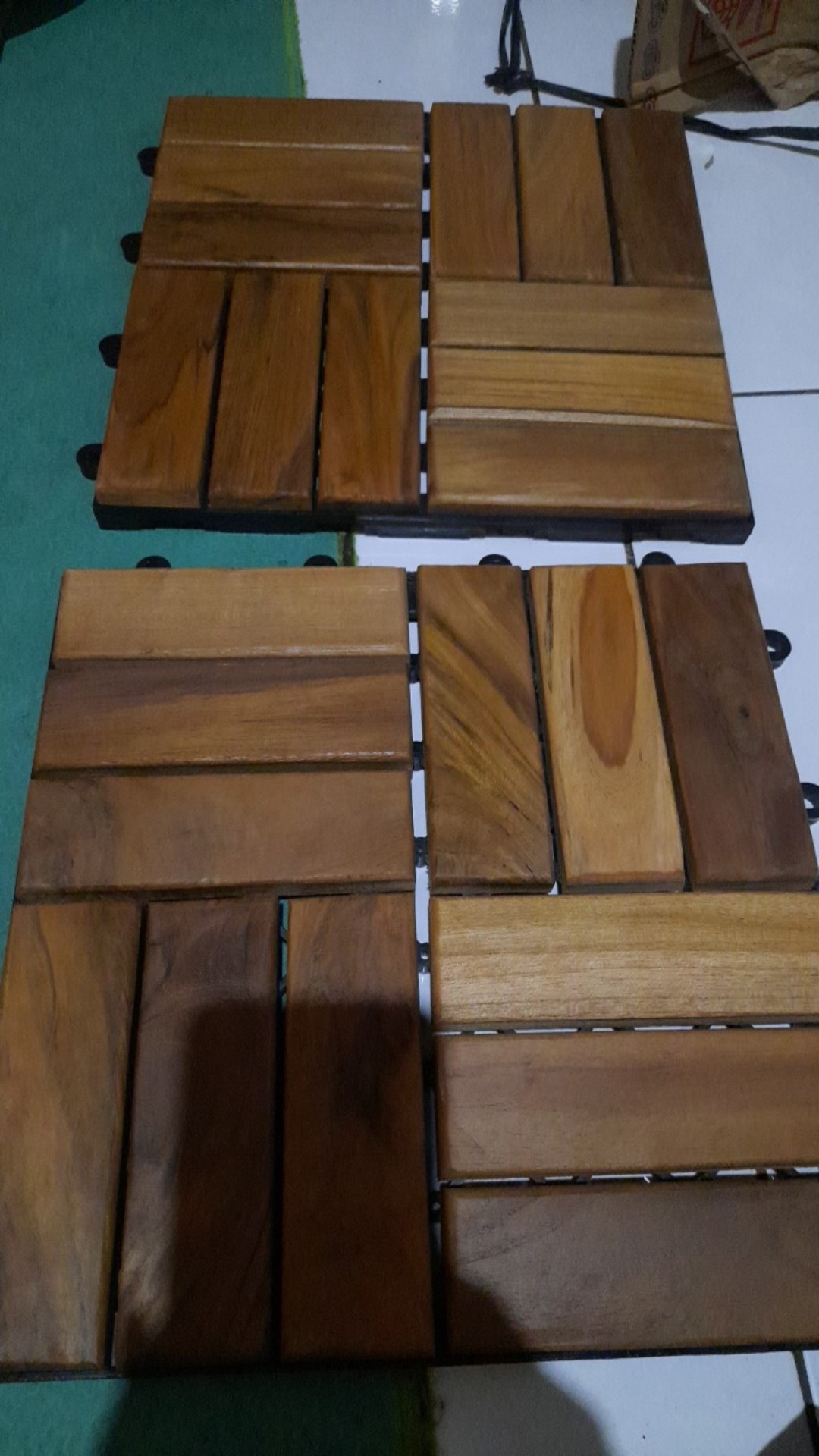 Decking Tile Lantai Kayu / Ubin Kayu / Parquet Harga Spesial
