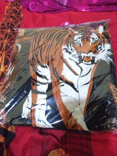 Batik Solo Kemeja Batik Solo Lengan Panjang Harimau Sumatra Rajasakti Atasan Modern Premium Gitarja