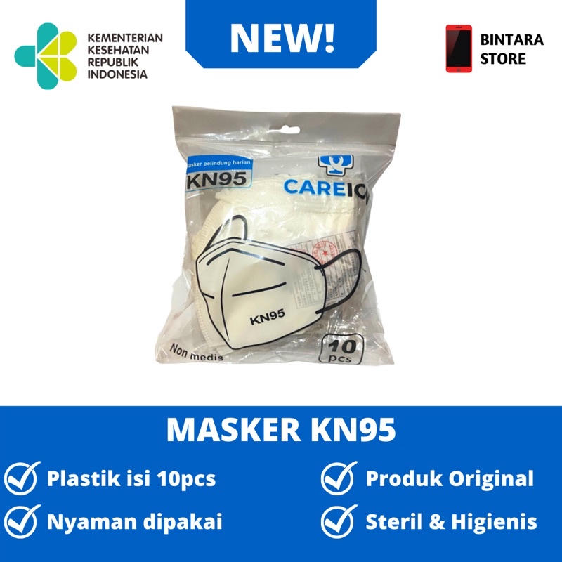 MASKER KN95 5PLY ISI 10 PCS Box Earloop Disposable