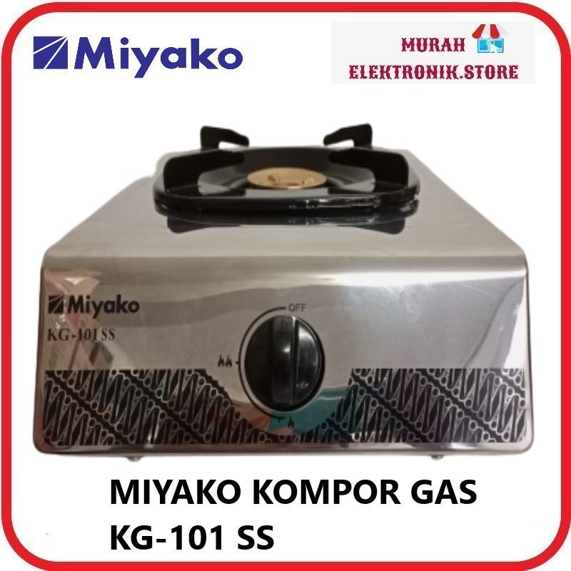 MIYAKO KOMPOR GAS KG-101 SS 1 TUNGKU