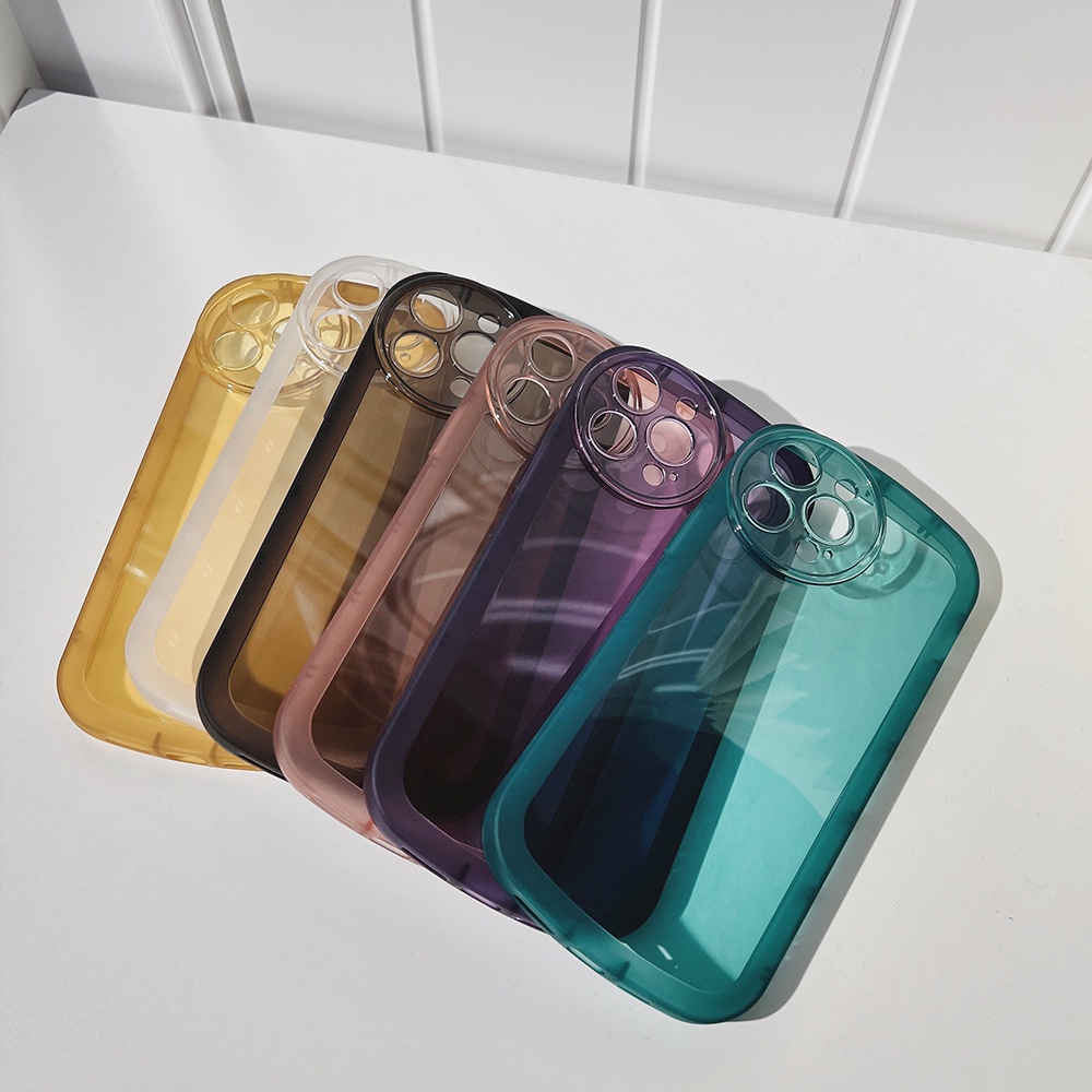 IPHONE Musim Panas Transparan Pasangan Pecinta Dasar Lembut Pelindung Ponsel Case Cover Untuk Iphone14 13 12 11 Pro Max X XS XR 87 Plus2020 SE