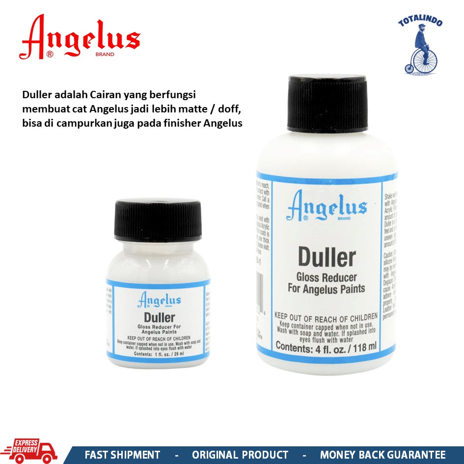 

Angelus Duller Campuran Cat untuk membuat cat Acrylic Leather menjadi Matte / Doff / Dop