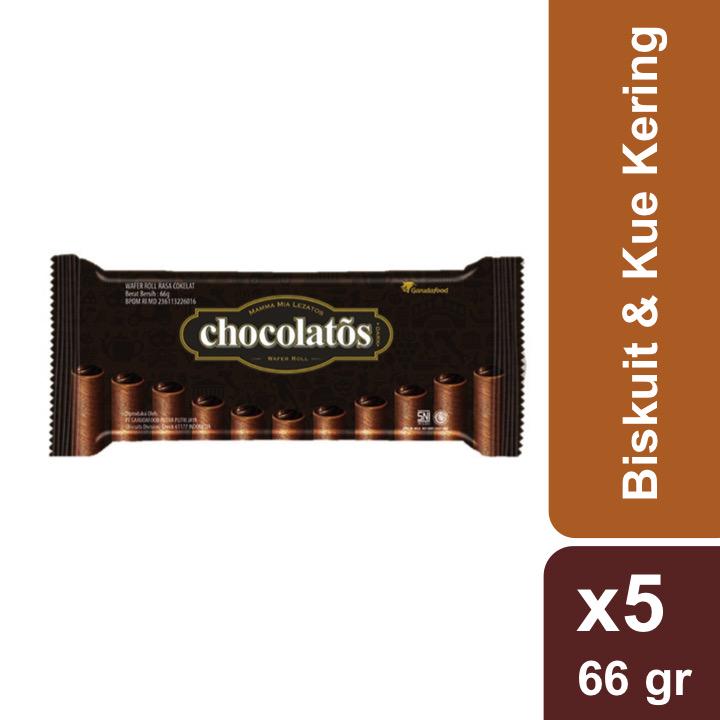 

Chocolatos Dark Family Pack 66 gr x5