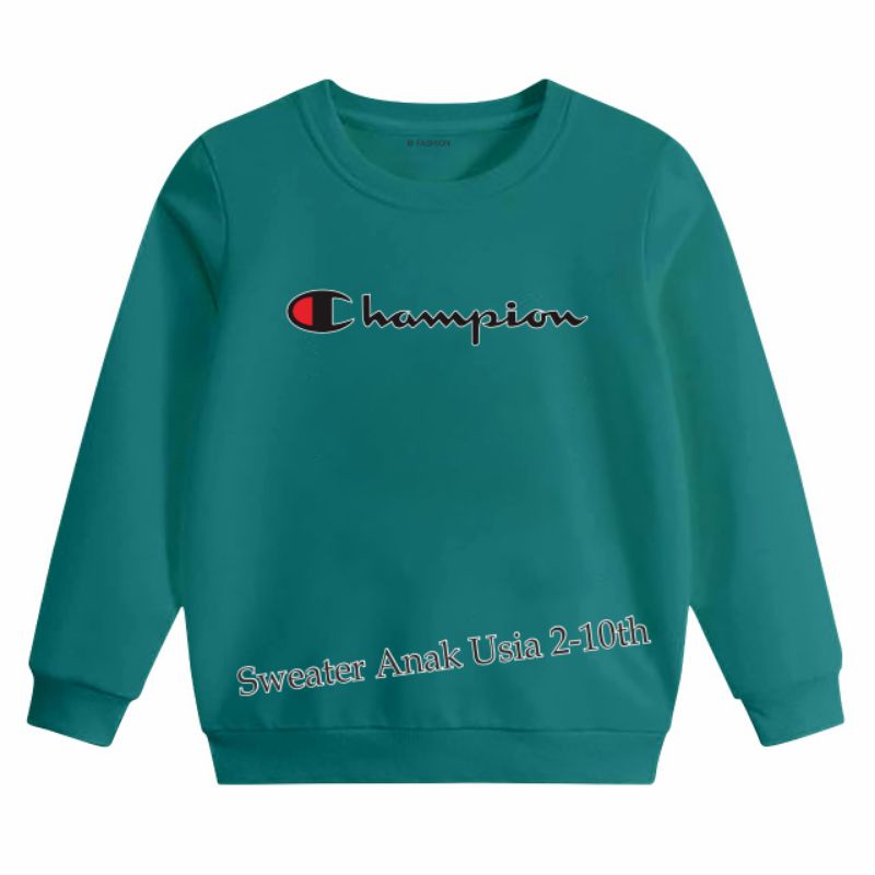 ((IB))SWEATER ANAK2 UNISEX/CH4MPION DIGITAL SABLON