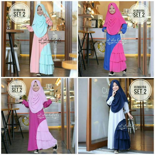 

Humairah set 2 original alsha label