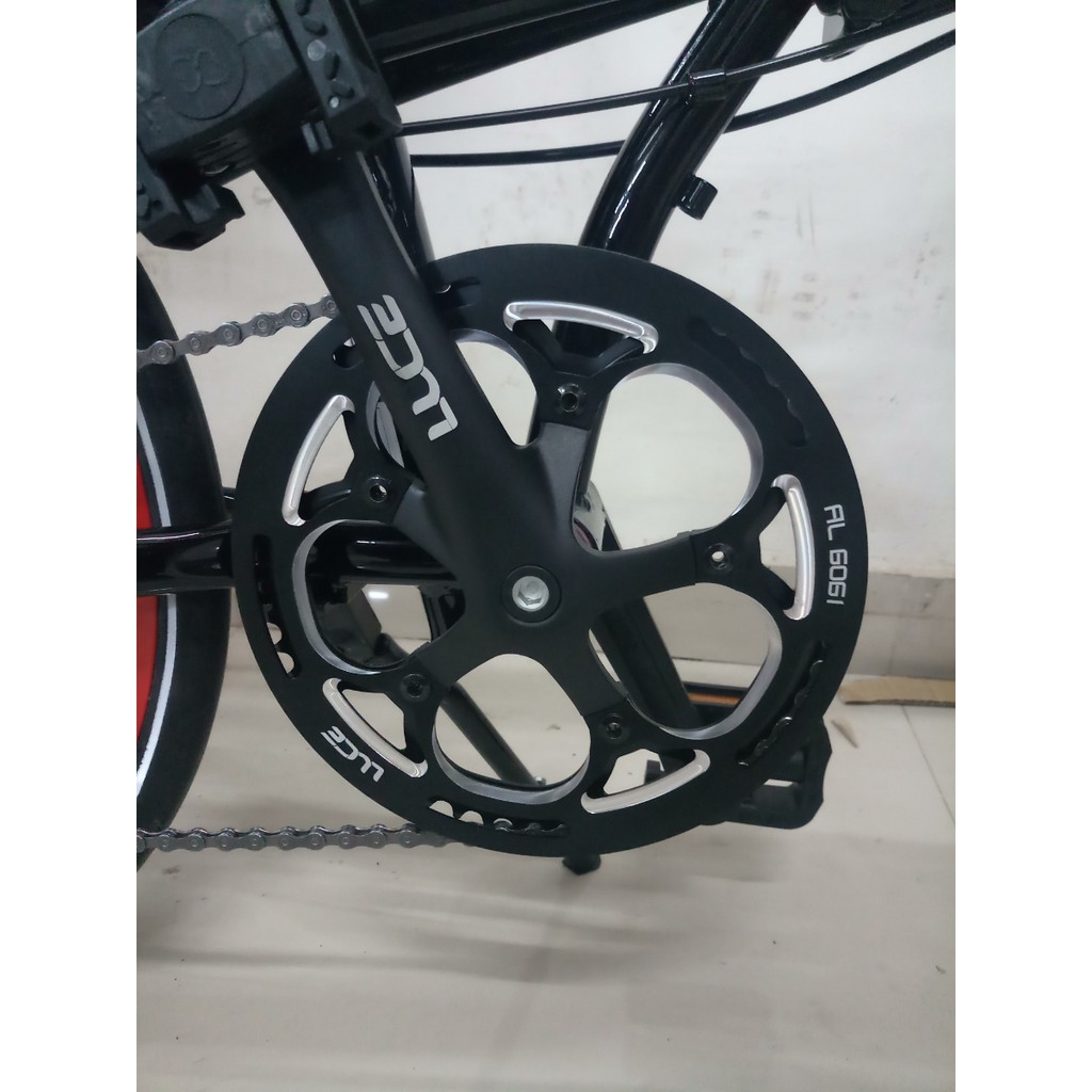 Folding Bike 20 Element Ecosmo 10 speed Damn in Sumpah Pemuda