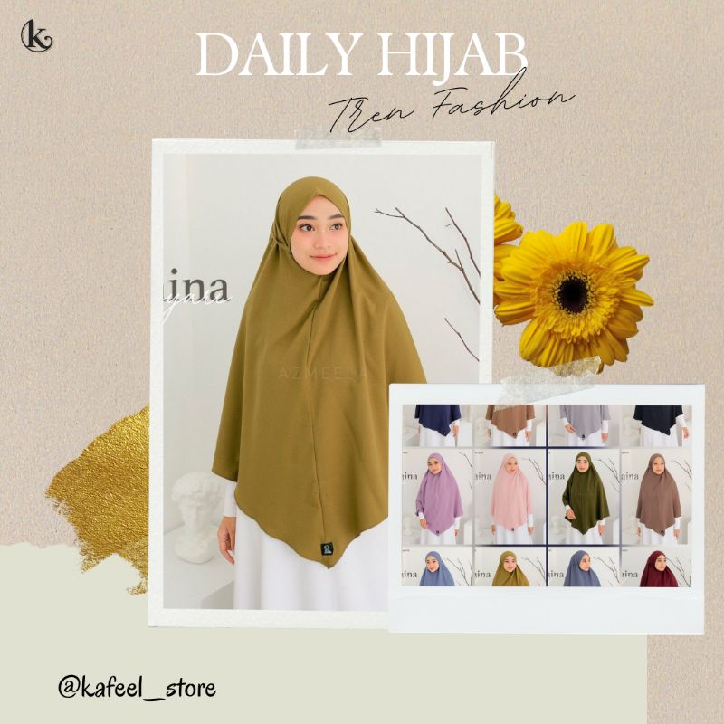 Azmeela Zaida & Zaina Hijab Instan Non Pad Syari'i All Size