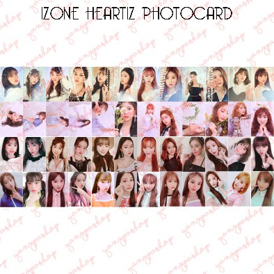 [READY / SET] IZONE HEARTIZ HEART*IZ  IZON HEART IZ PHOTOCARD FAN MADE UNOFFICIAL YANGPASHOP IZ*ONE 