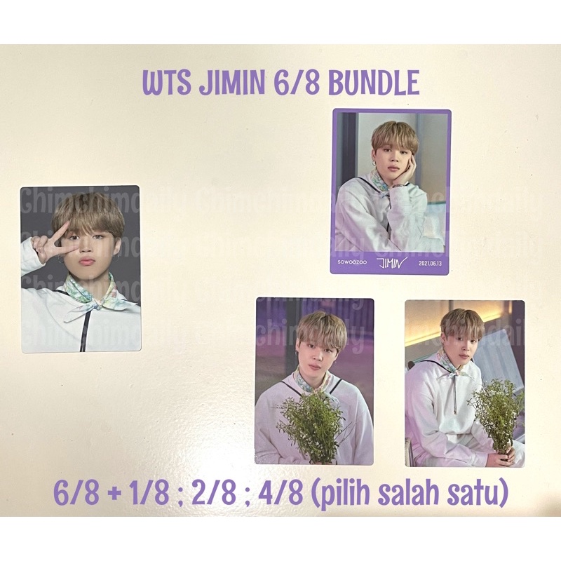 [BACA DESKRIPSI] MPC / Mini Photocard Sowoozoo Jimin 6/8