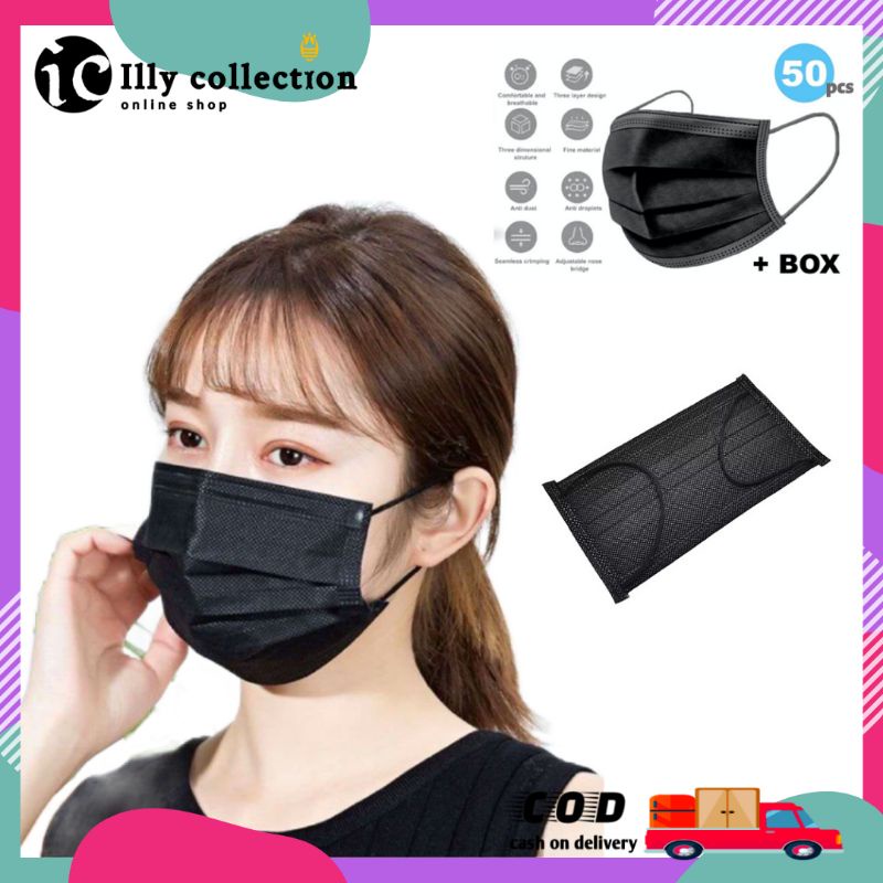 Masker Mulut Aerloop 3 ply Isi 50 pcs