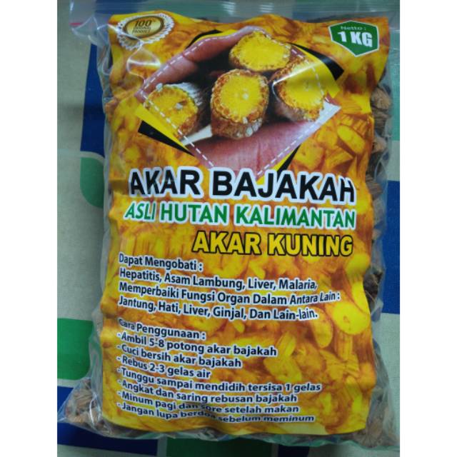 

Akar bajakah kuning asli kalimantan