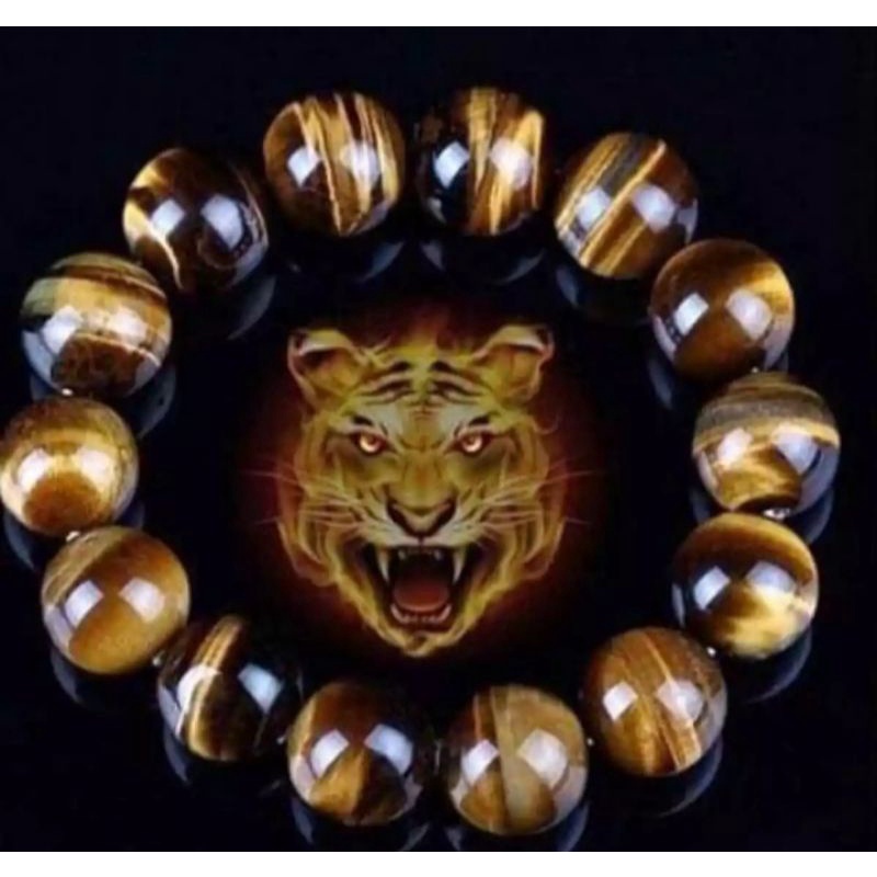 Gelang batu  giok Aceh ( batu tiger eye )