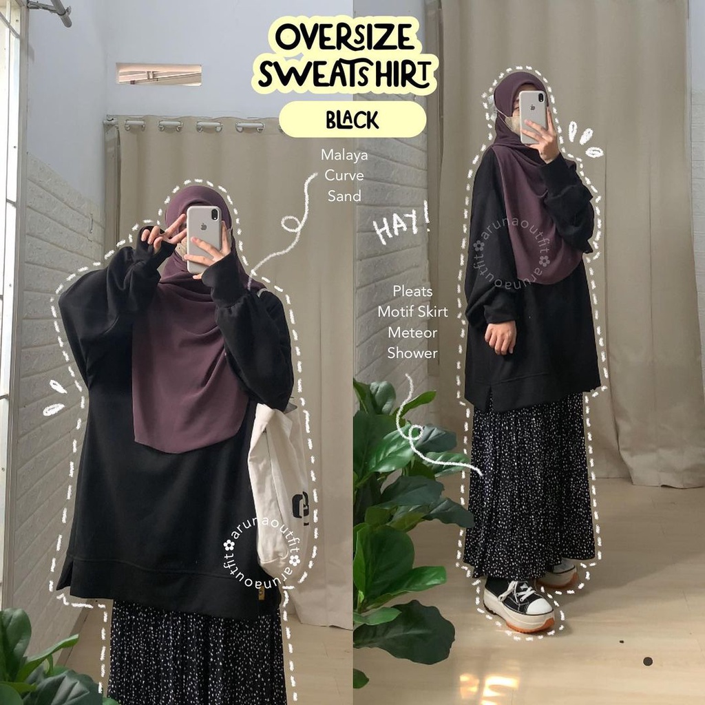 SWEATSHIRT OVERSIZE BY ARUNAOUTFIT