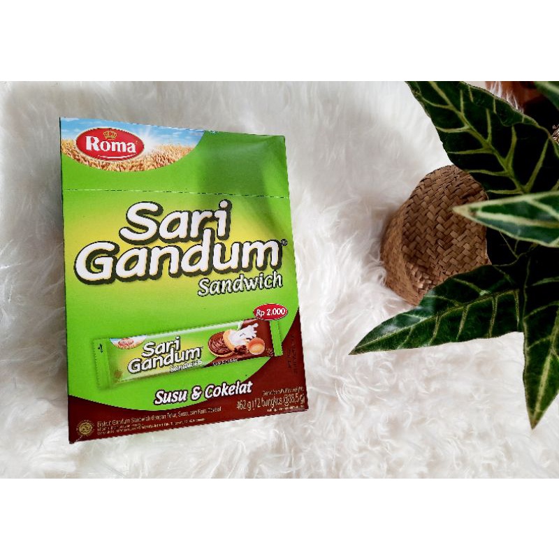 Roma Sari Gandum Sandwich 36gr x 12pcs