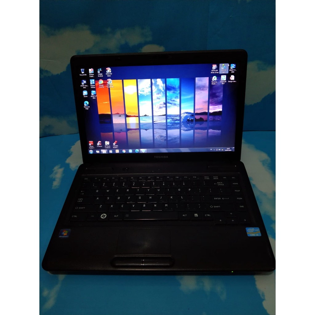 Laptop second Toshiba c640 RAM 4 giga hardisk 500 GB Core i3