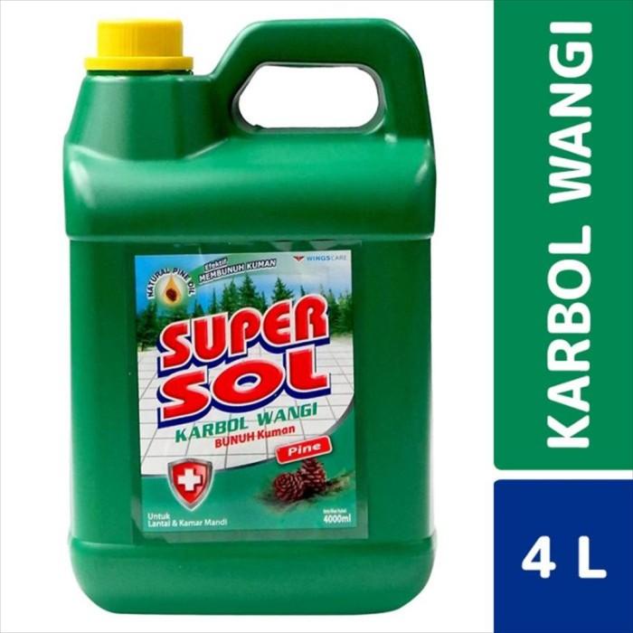 Super Sol Karbol Wangi 4 Liter Best Seller