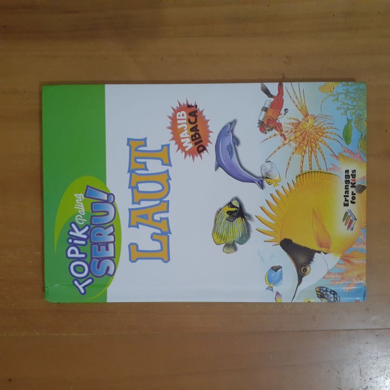 Erlangga For Kids - Hard Cover - Topik Paling Seru Laut