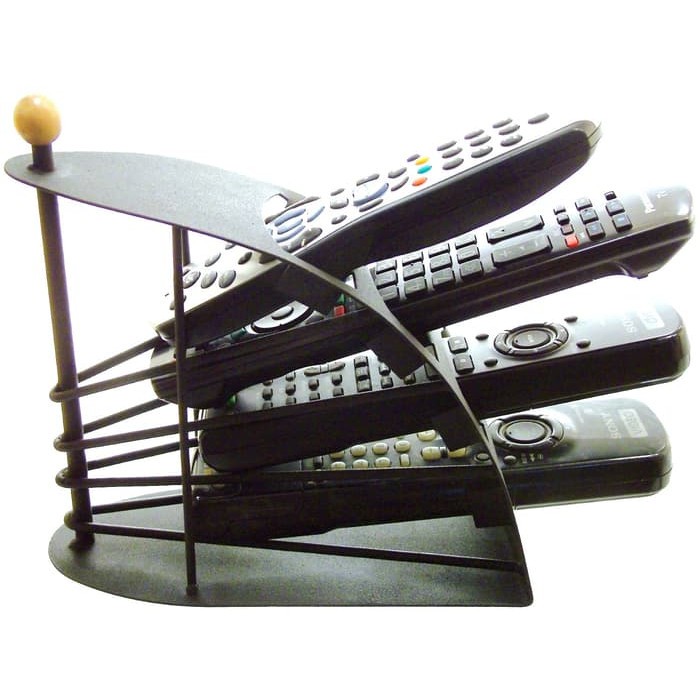 Rak Remot Susun Tingkat Bahan Besi - Remote TV DVD AC Organizer Holder