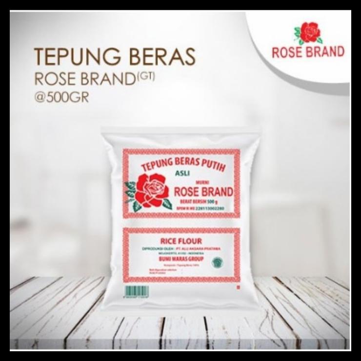 

TERBARUU!! Tepung Beras Rose brand 500gr dus isi 20 bungkus 10kg TERLARIS