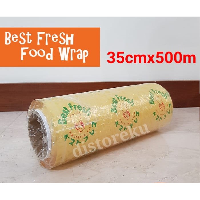 KILOAN BEST FRESH 35CM x 500M PLASTIK WRAPPING CLING FOOD WRAP STRETCH FILM