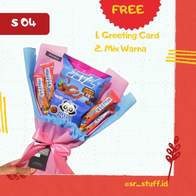 

Buket Snack Murah/Buket Jajan/Buket Wisuda/Buket Ultah