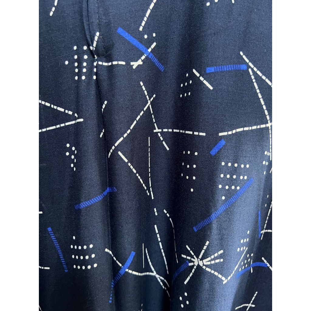 Daster Dress Manohara Bali-MN - LINE NAVY