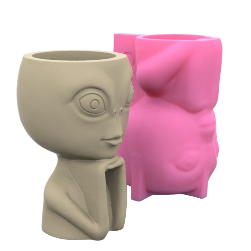 Siy Cetakan Pot Bungatanaman Bahan Silikon Untuk Dekorasi Diy