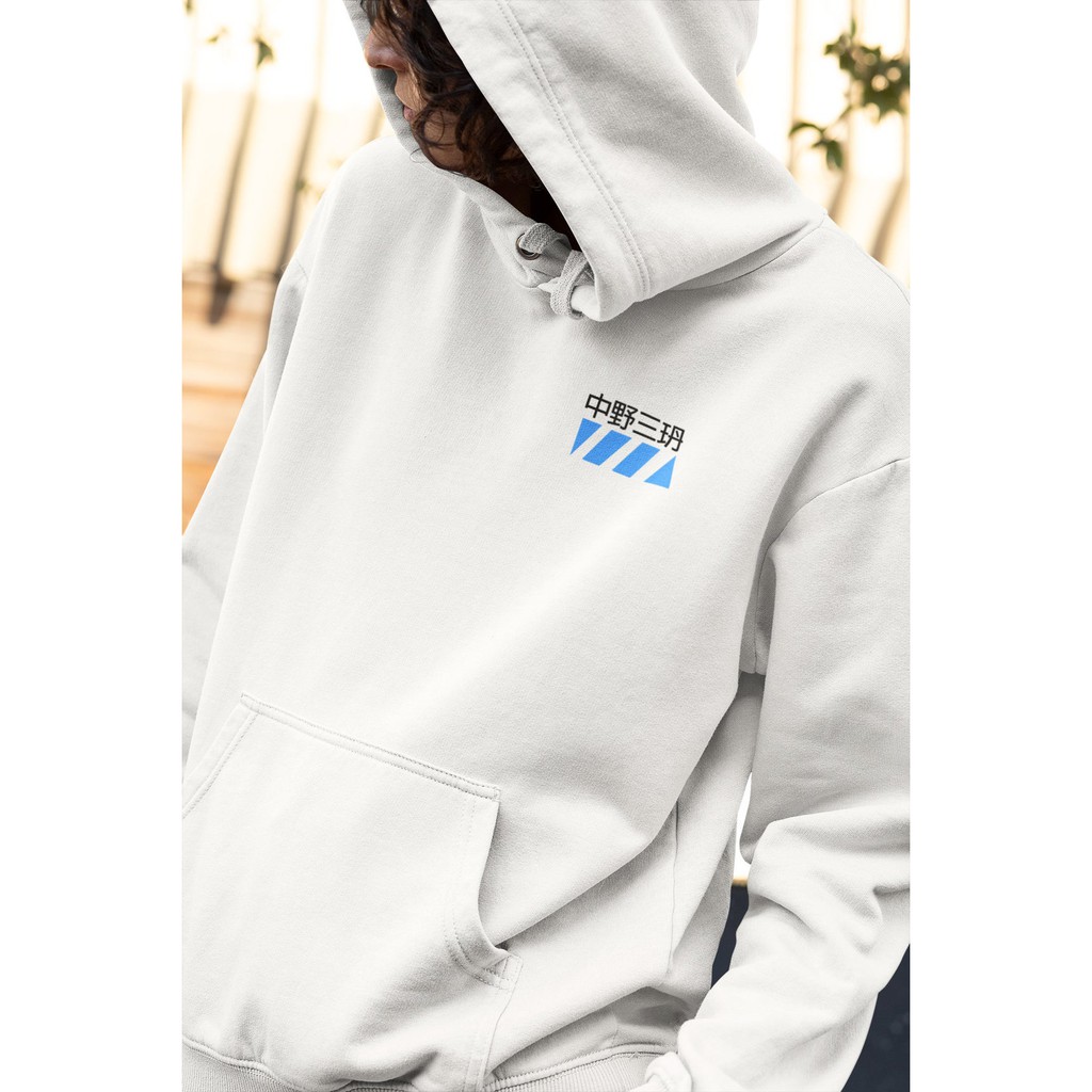 Hoodie Miku Nakano Kawaii Blue Quintessential Quintuplets Premium Fleece