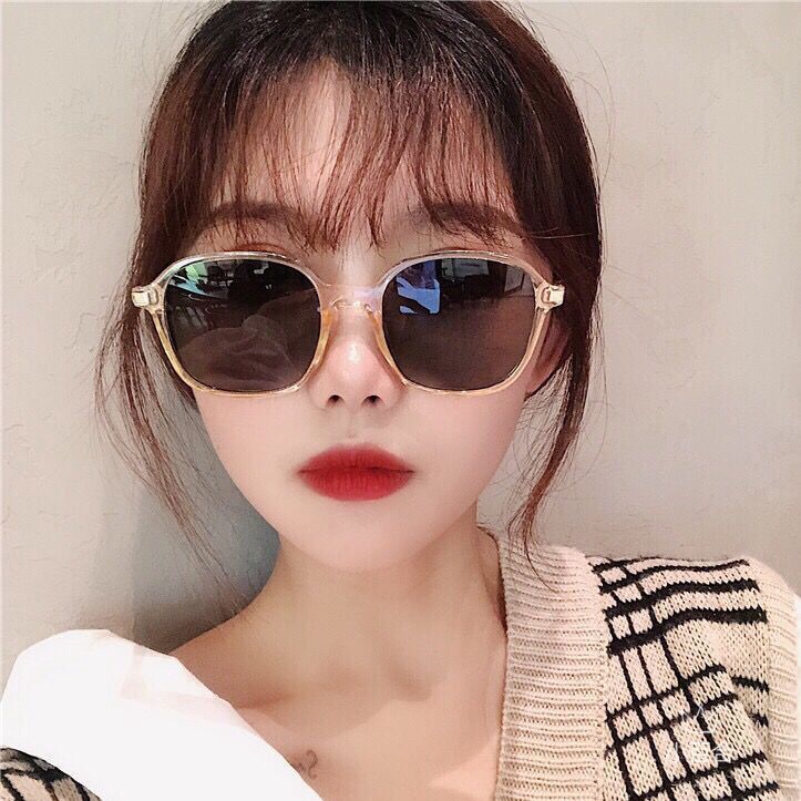 Fashion metal hinge Korean version of INS retro all-match sunglasses for men and women