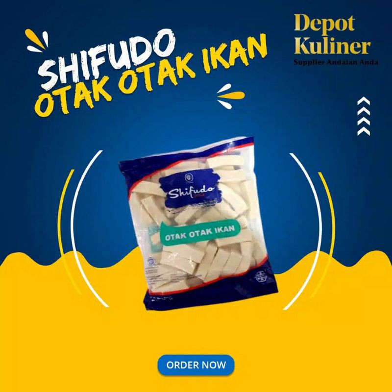 Shifudo Otak-Otak Petak 500GR - Bahan Sate Seafood, Steamboat, Tomyam dan Lok Lok