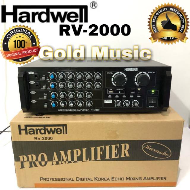 Amplifier Karaoke Hardwell RV 2000 Original Kualitas Terbaik RV2000